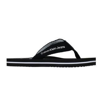 Calvin Klein Klipklapper - Logo Print - Sort