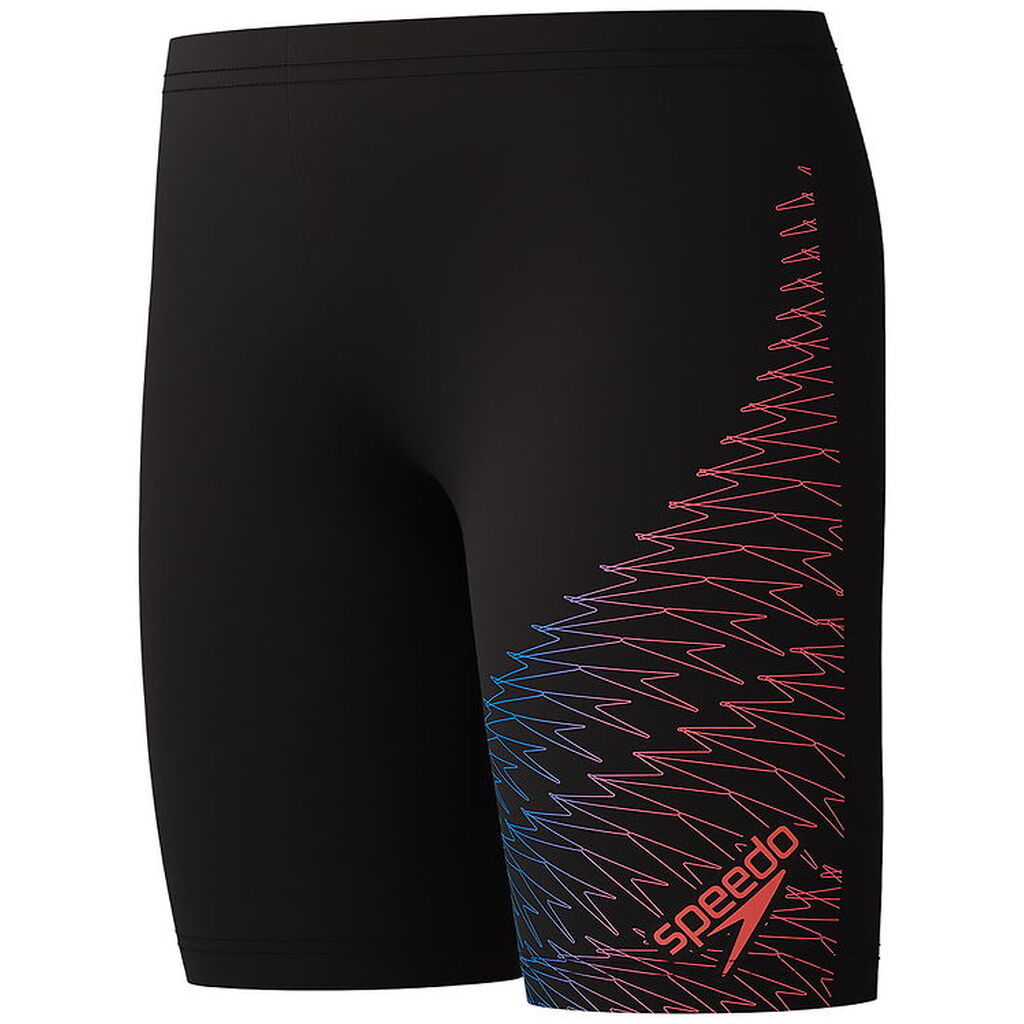 Speedo Badebukser - Medley Logo - Sort m. Rød