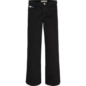 Calvin Klein Bukser - Cotton Sateen - Ck Black