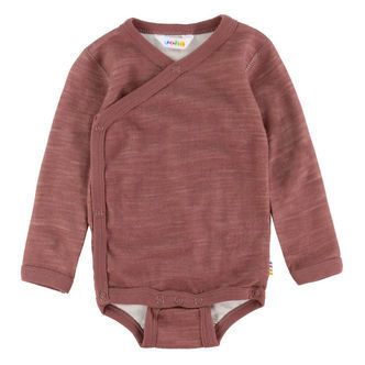 Joha Slå-om Body l/æ - Uld/Bambus - Mørk Rose