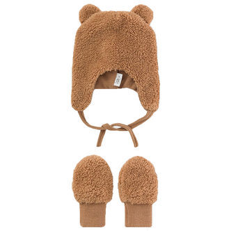 Name It Sæt - Hue/Luffer - Teddy - NbnMatuta - Chipmunk