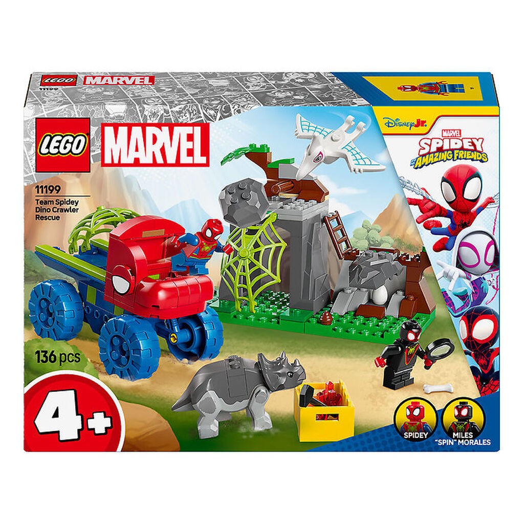 LEGOÂ® Marvel - Team Spideys Dinotruck Redning 11199 - 136 Dele