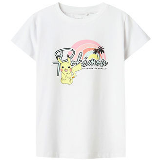 Name It T-shirt - NkfMora - Pokémon - Bright White