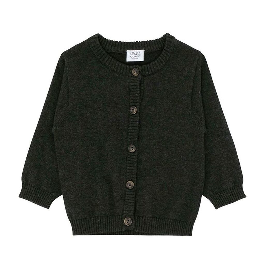Hust and Claire Cardigan - Clyde - Strik - Koksgrå Melange