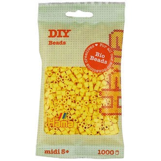 Hama Bio Midi Perler - 1000 stk. - 103 Lysegul