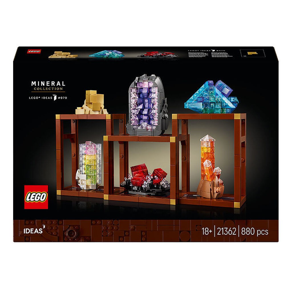 LEGOÂ® Ideas - Mineralsamling 21362 - 880 Dele