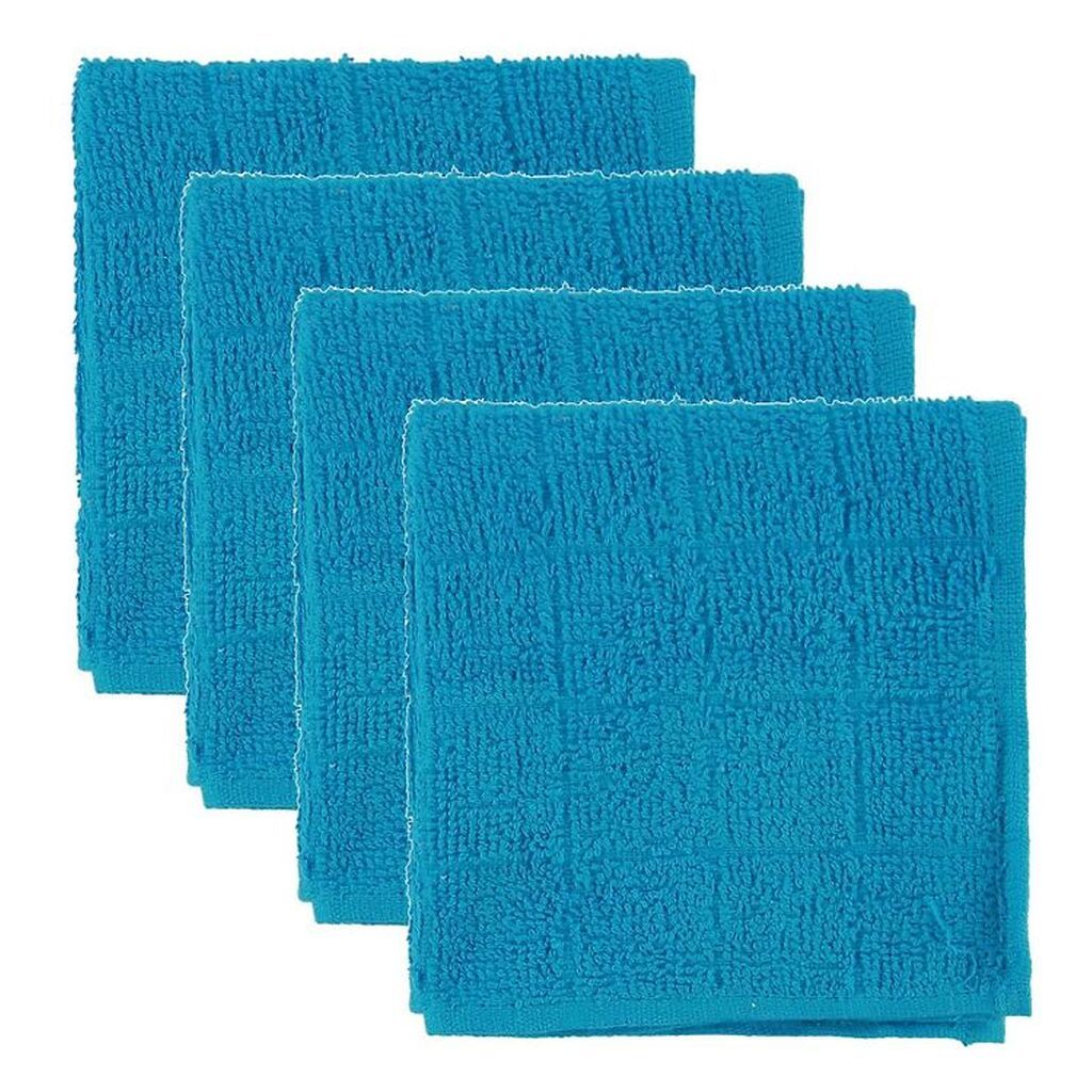 Pippi Vaskeklude - 4-pak - Turkis