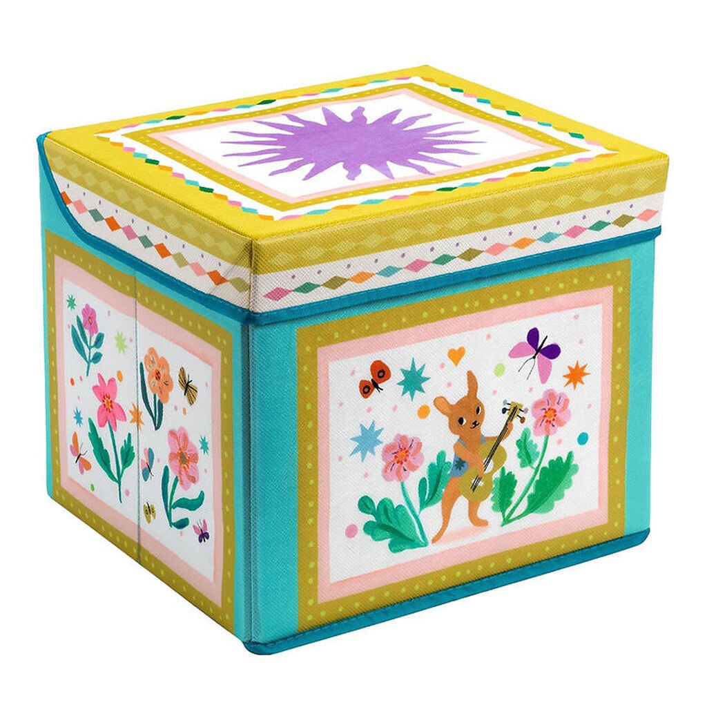 Djeco Opbevaringskasse - 29x26x25 cm - Caravan