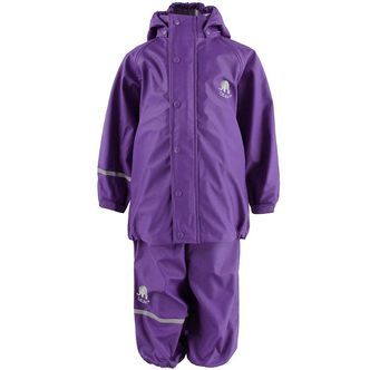 CeLaVi Regntøj m. Seler - PU - Lilla