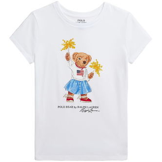 Polo Ralph Lauren T-shirt - Hvid m. Bamse