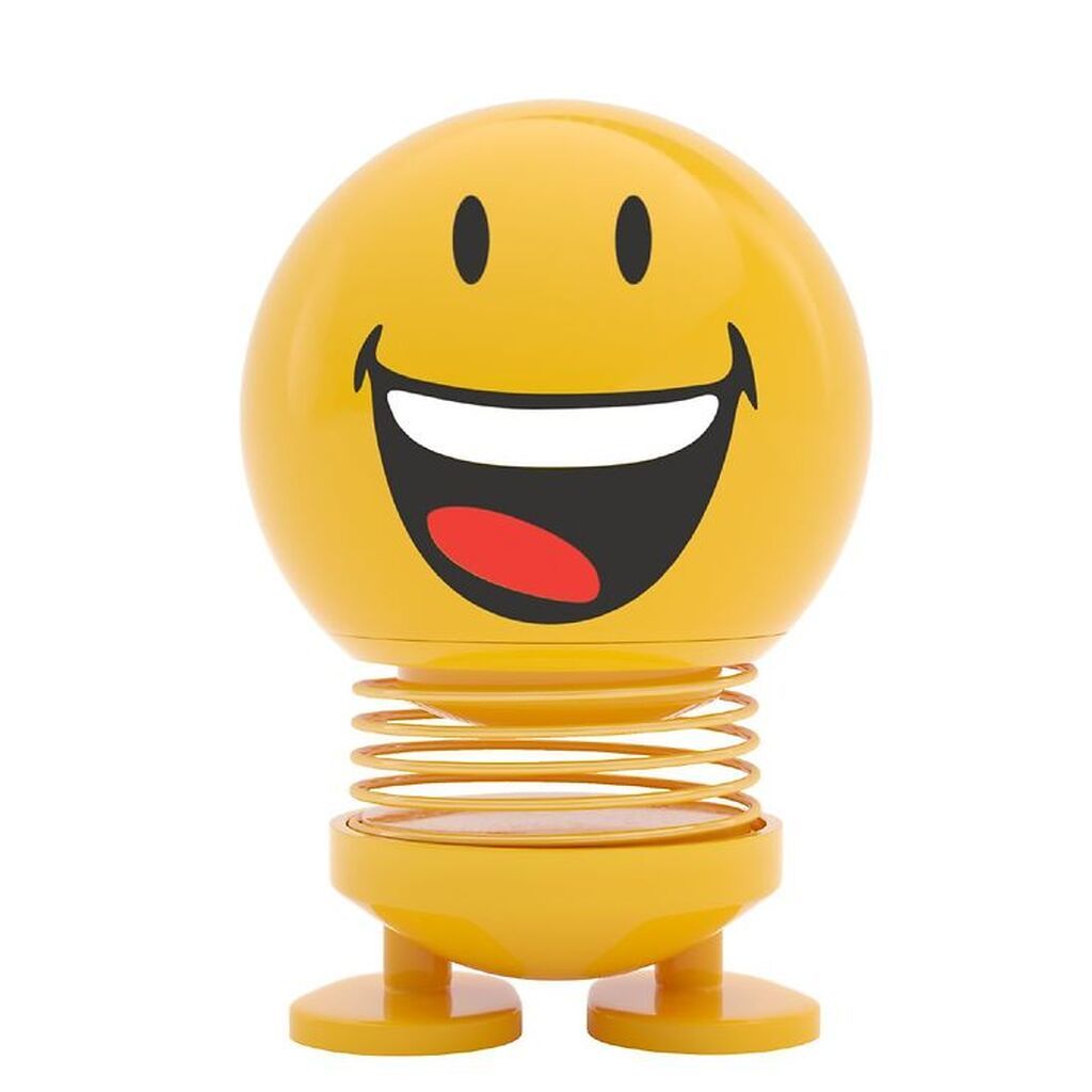 Hoptimist Baby Smiley Joy - 8 cm - Gul
