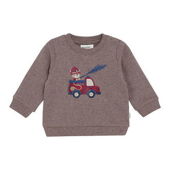 Minymo Sweatshirt - Dark Brown Melange