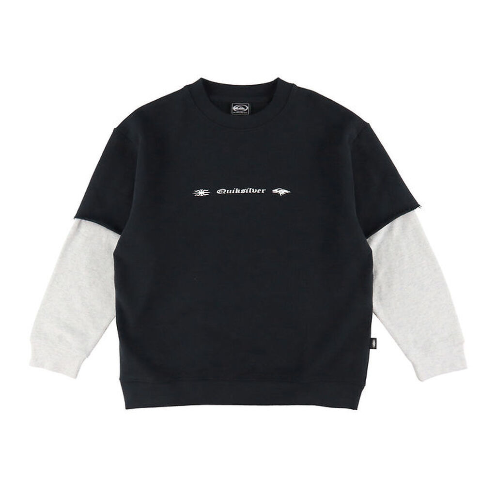 Quiksilver Sweatshirt - Openbar - Sort/Gråmeleret