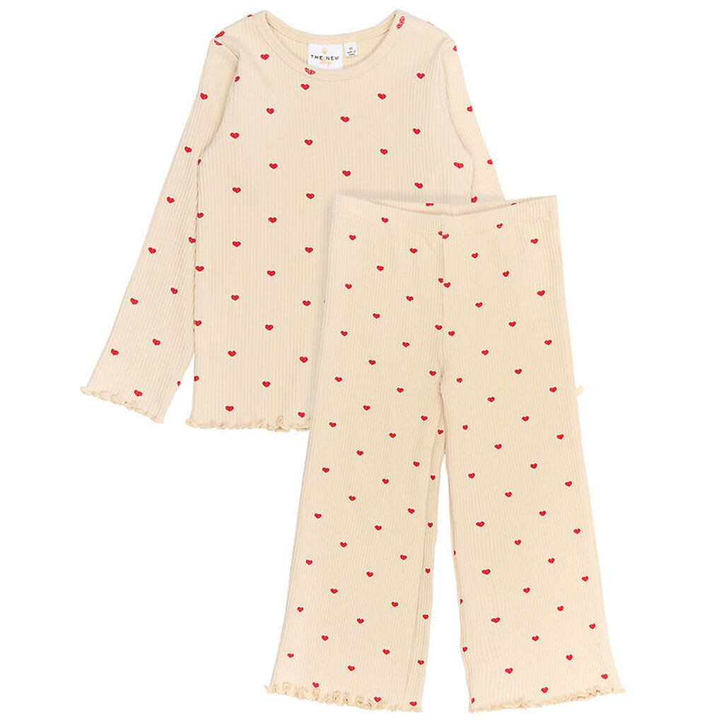 The New Nattøj - Rib - TnstHoliday - Gardenia Aop