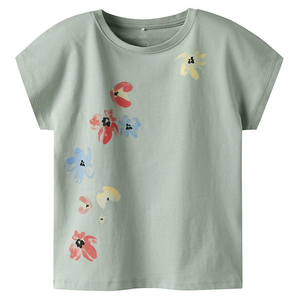 Name It T-shirt - NkfFabiala - Aqua Gray