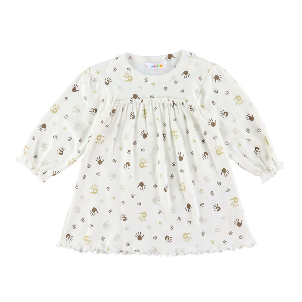 Joha Kjole - Off White m. Print