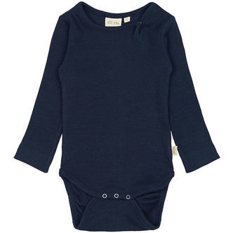 Petit Piao Body l/æ - Rib - Modal - Dress Blues