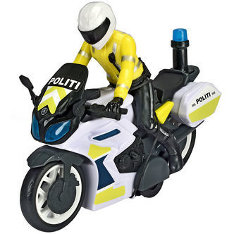 Dickie Toys Politimotorcykel m. Figur - Yamaha - Lys/Lyd