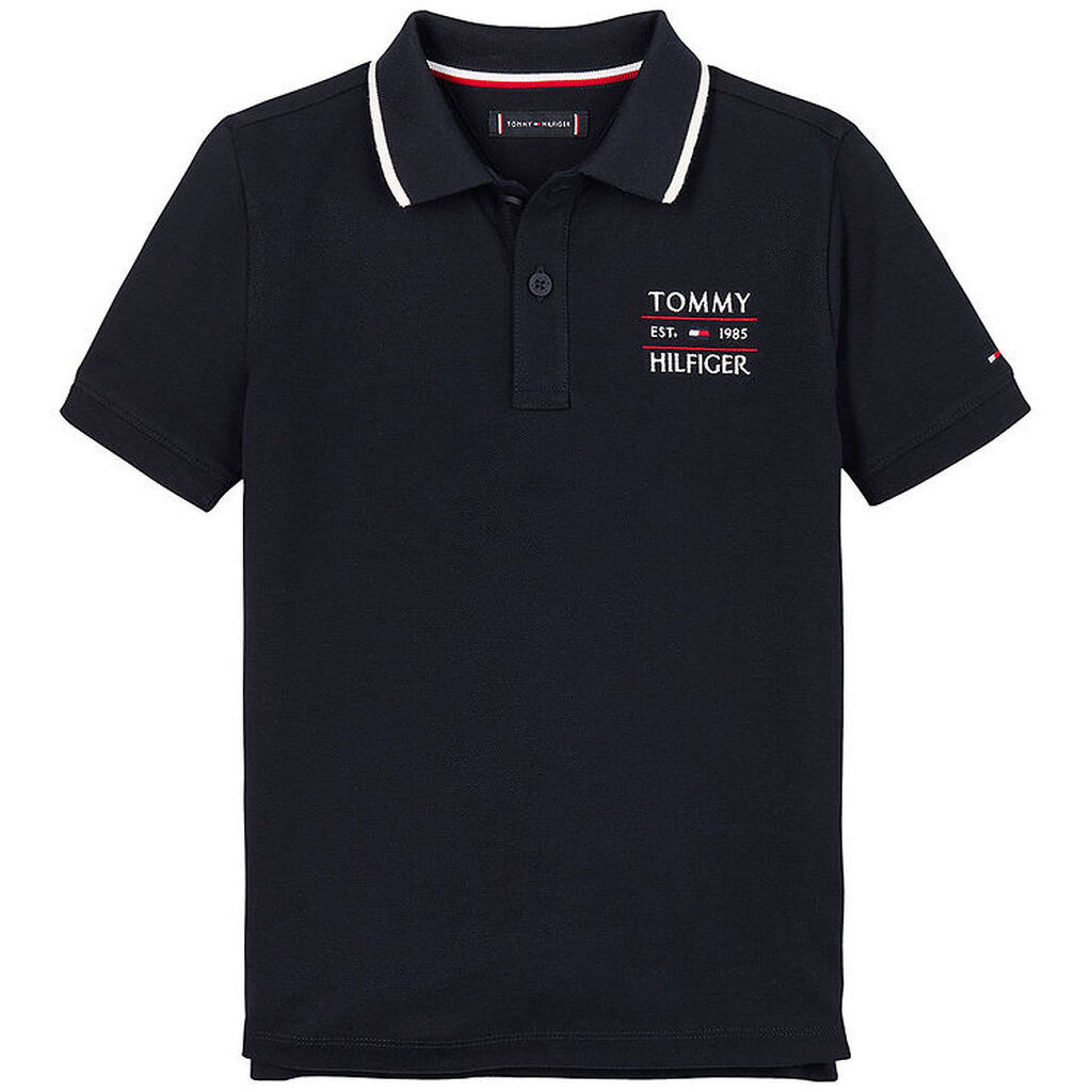 Tommy Hilfiger Polo - Flag Hilfiger - Dark Night Navy
