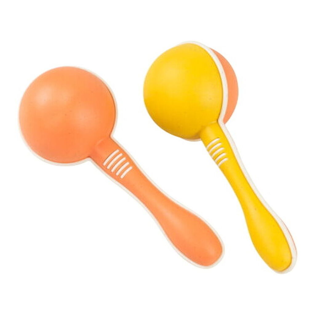 Tiger Tribe Maracas - Bioplast - Gul/Orange