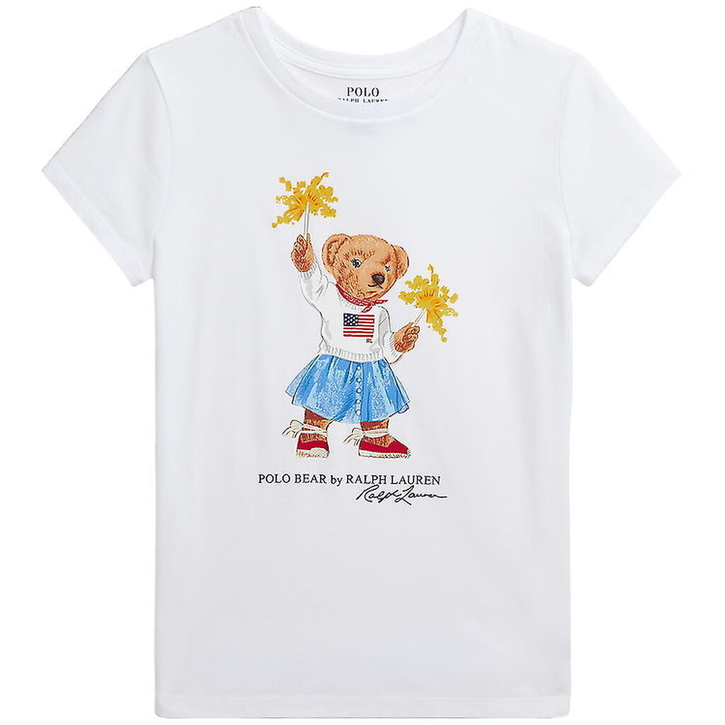 Polo Ralph Lauren T-shirt - Hvid m. Bamse
