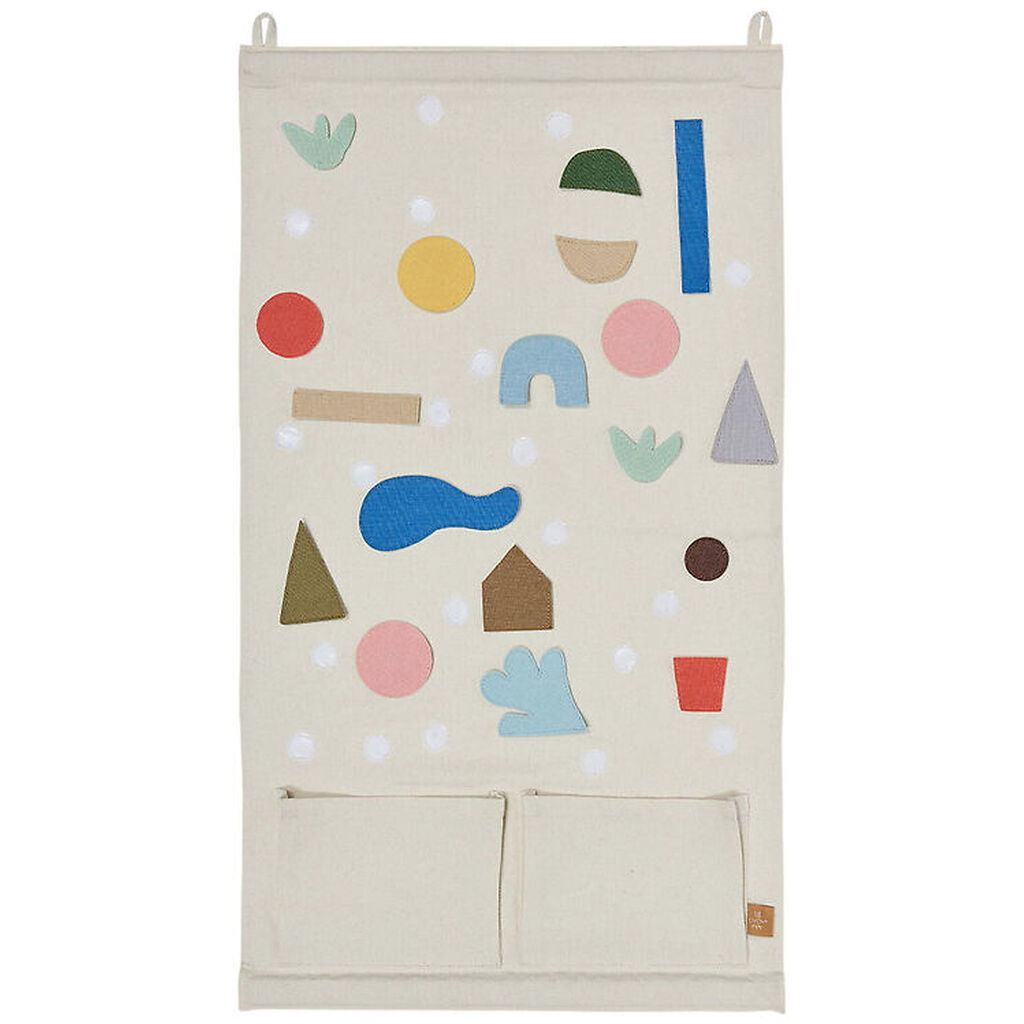 OYOY Vægdekoration - Saga - Creme/Multifarvet