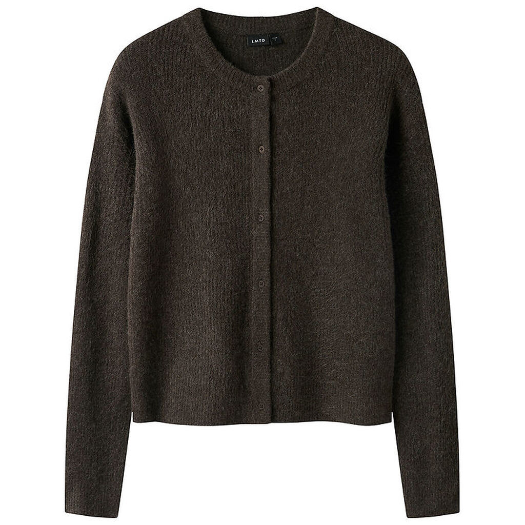 LMTD Cardigan - Strik - NlfKleave - Chocolate Brown