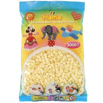 Hama Midi Perler - 3000 stk. - 02 Creme