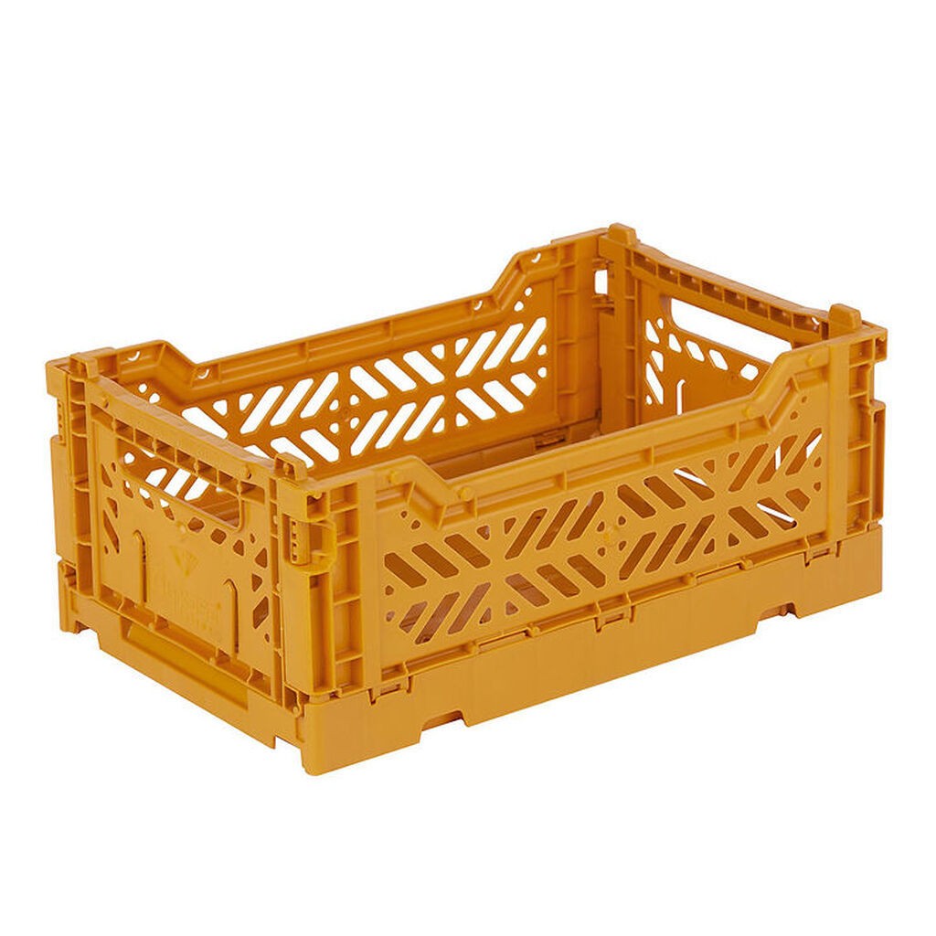 Aykasa Foldekasse - 27x17x11 cm - Mini - Mustard