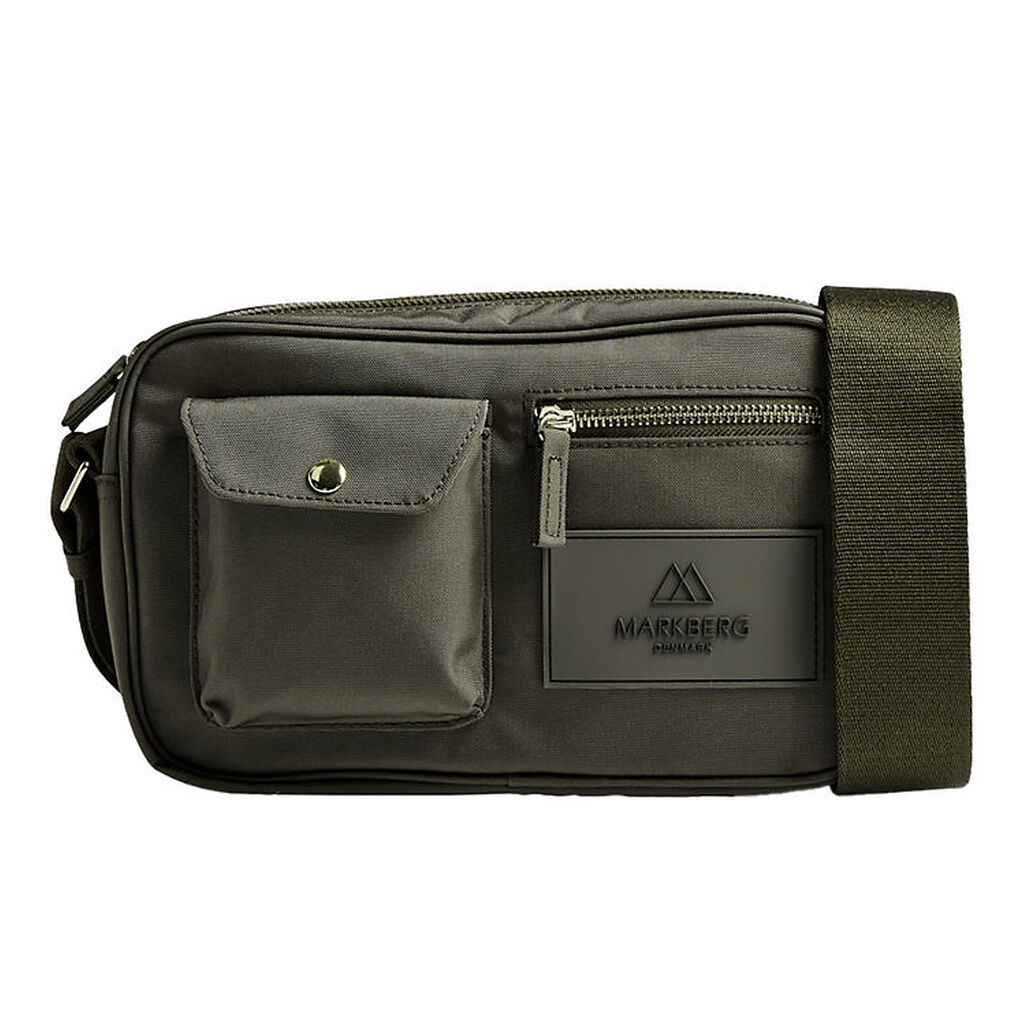 Markberg Skuldertaske - DarlaMBG - Dark Olive/Gold