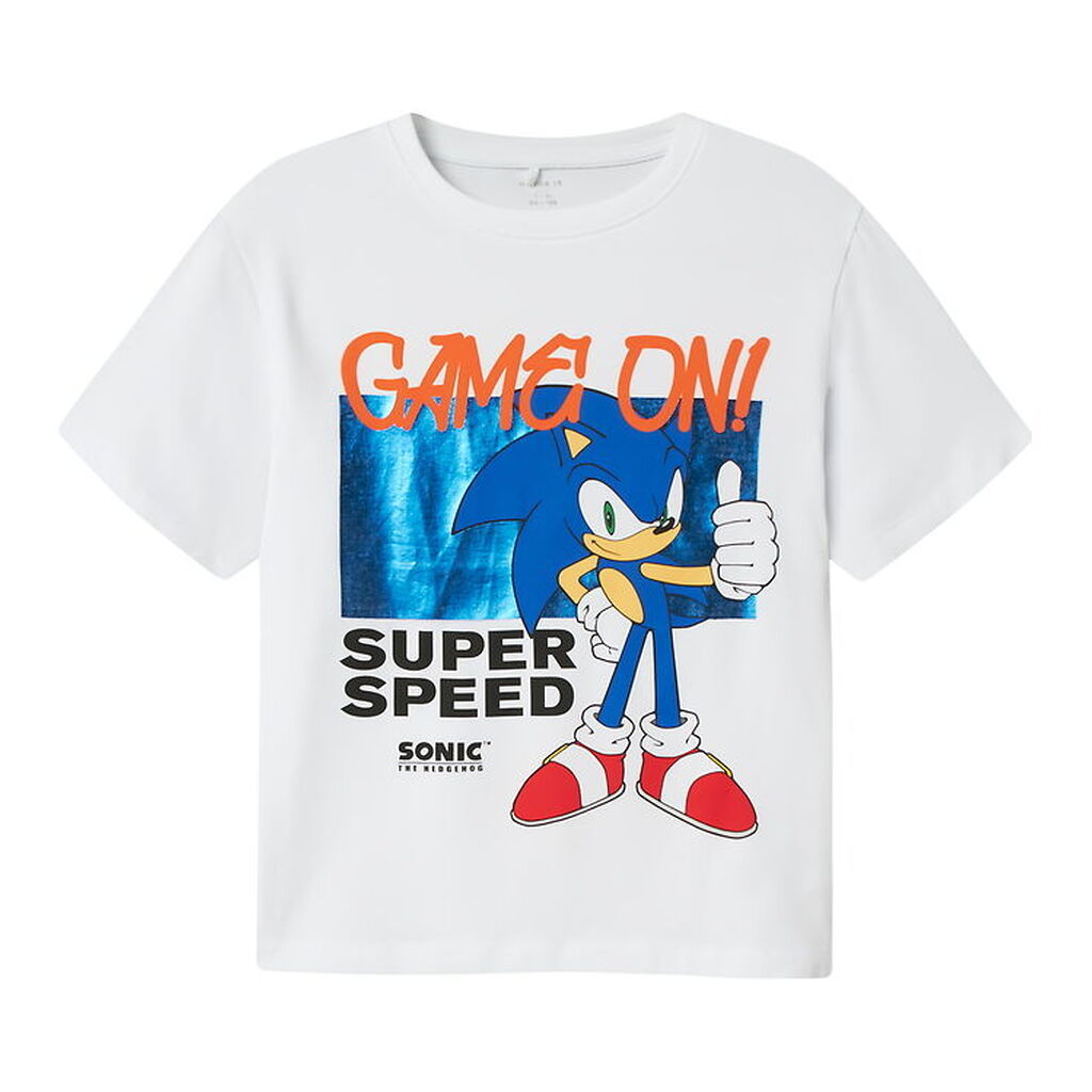 Name It T-shirt - NkmJerry - Sonic - Bright White
