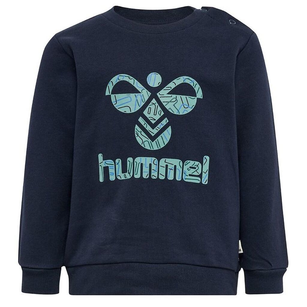 Hummel Sweatshirt - hmlLime - Black Iris