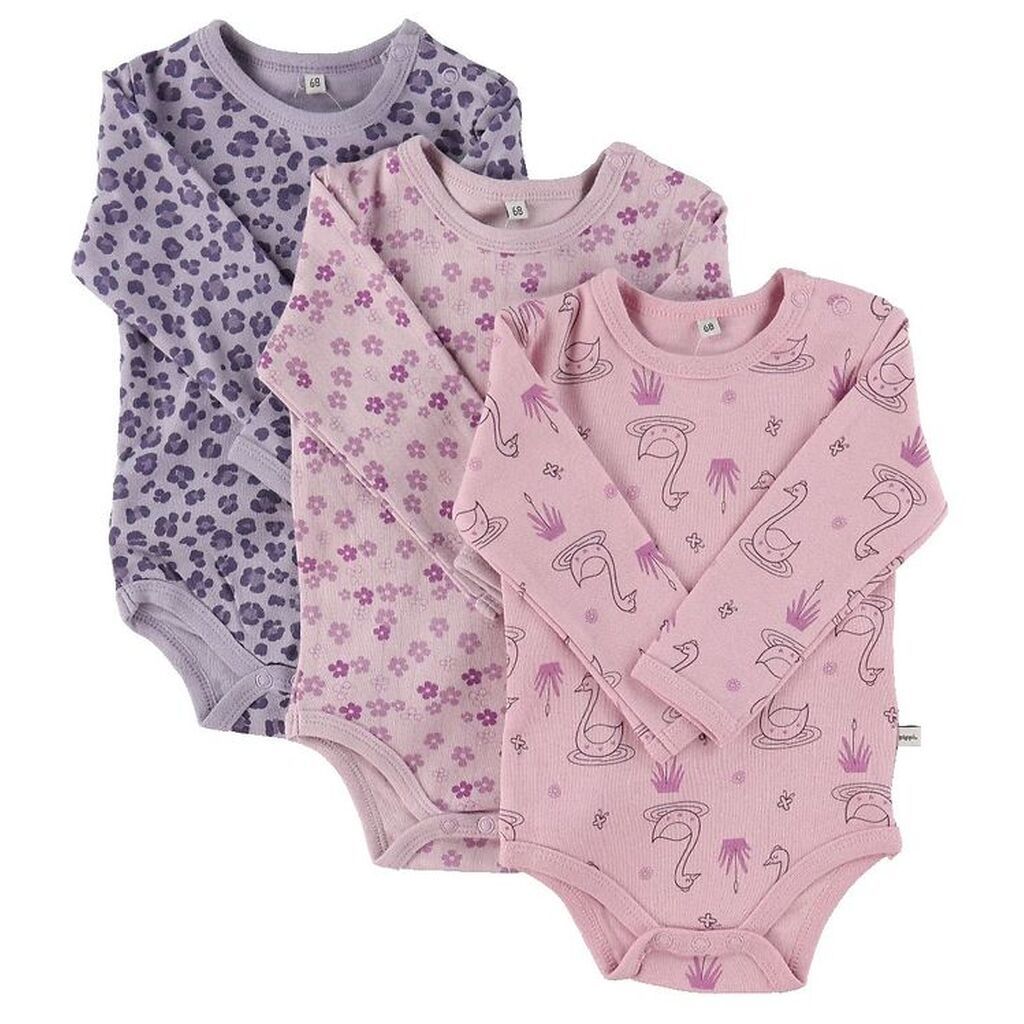 Pippi Body - 1 stk. - Assorteret - L/Æ - Pige