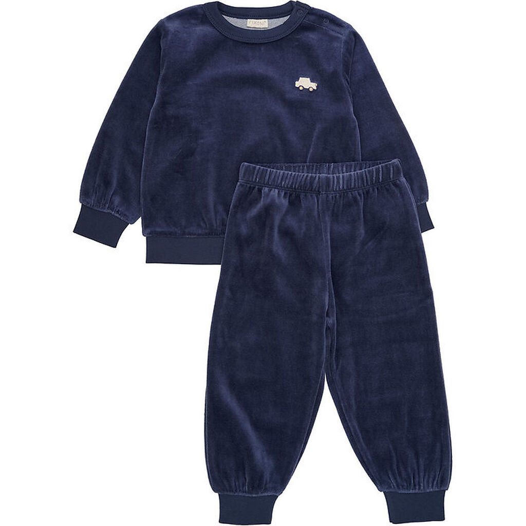 Fixoni Veloursæt - Vintage Blue