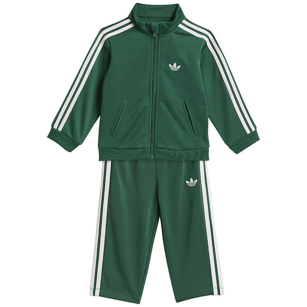 adidas Originals Træningssæt - Firebird - Collegiate Green/Hvid