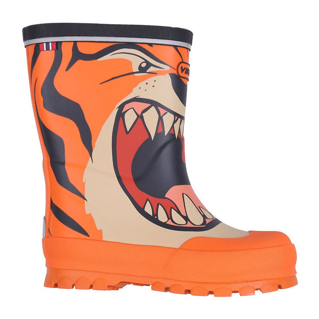 Viking Gummistøvler - Jolly - Orange/Multi m. Tiger