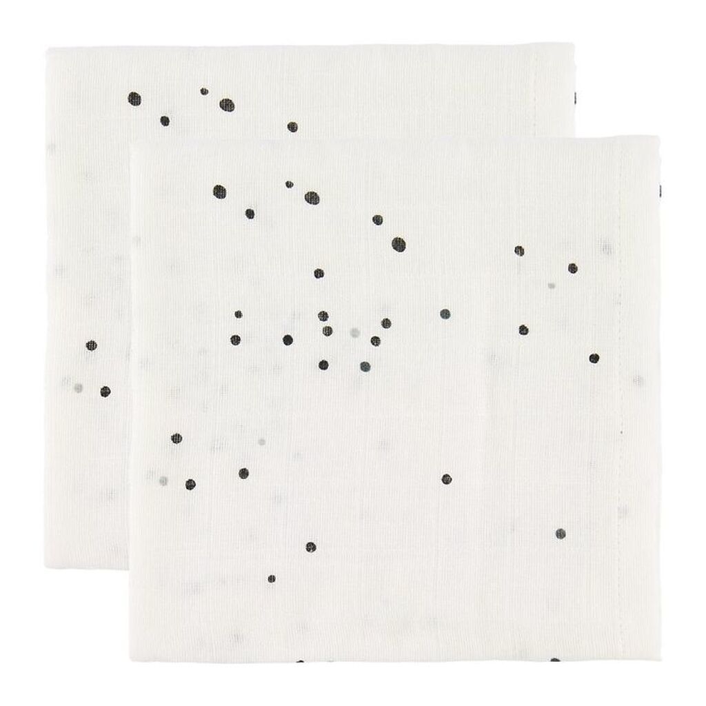 Done By Deer Babysvøb - 120x120 - 2-pak - White Dreamy Dots