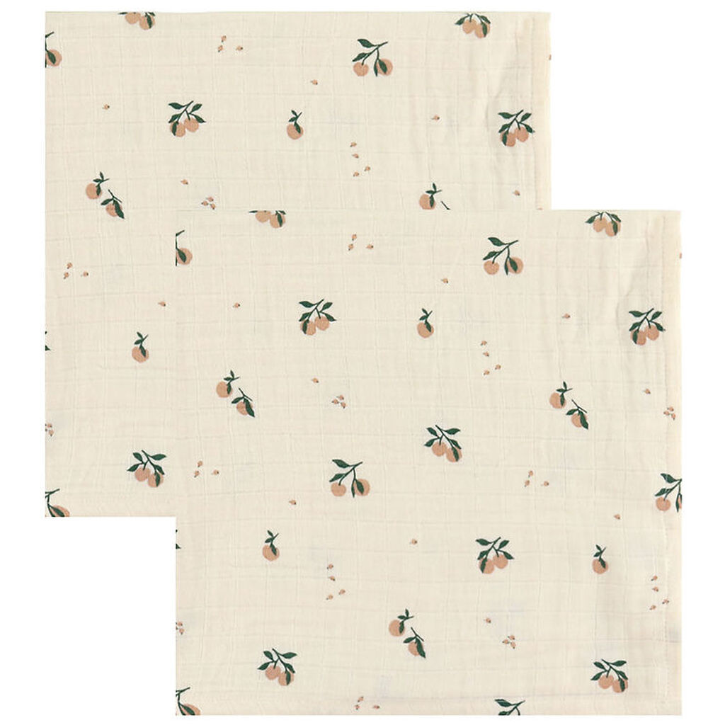 Liewood Stofbleer - Musselin - 2-pak - 65x65 cm - Lewis - Peach
