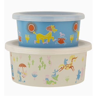 Rätt Start Snackbokse - 2-pak - Mumi - 450/250 ml - 80 år