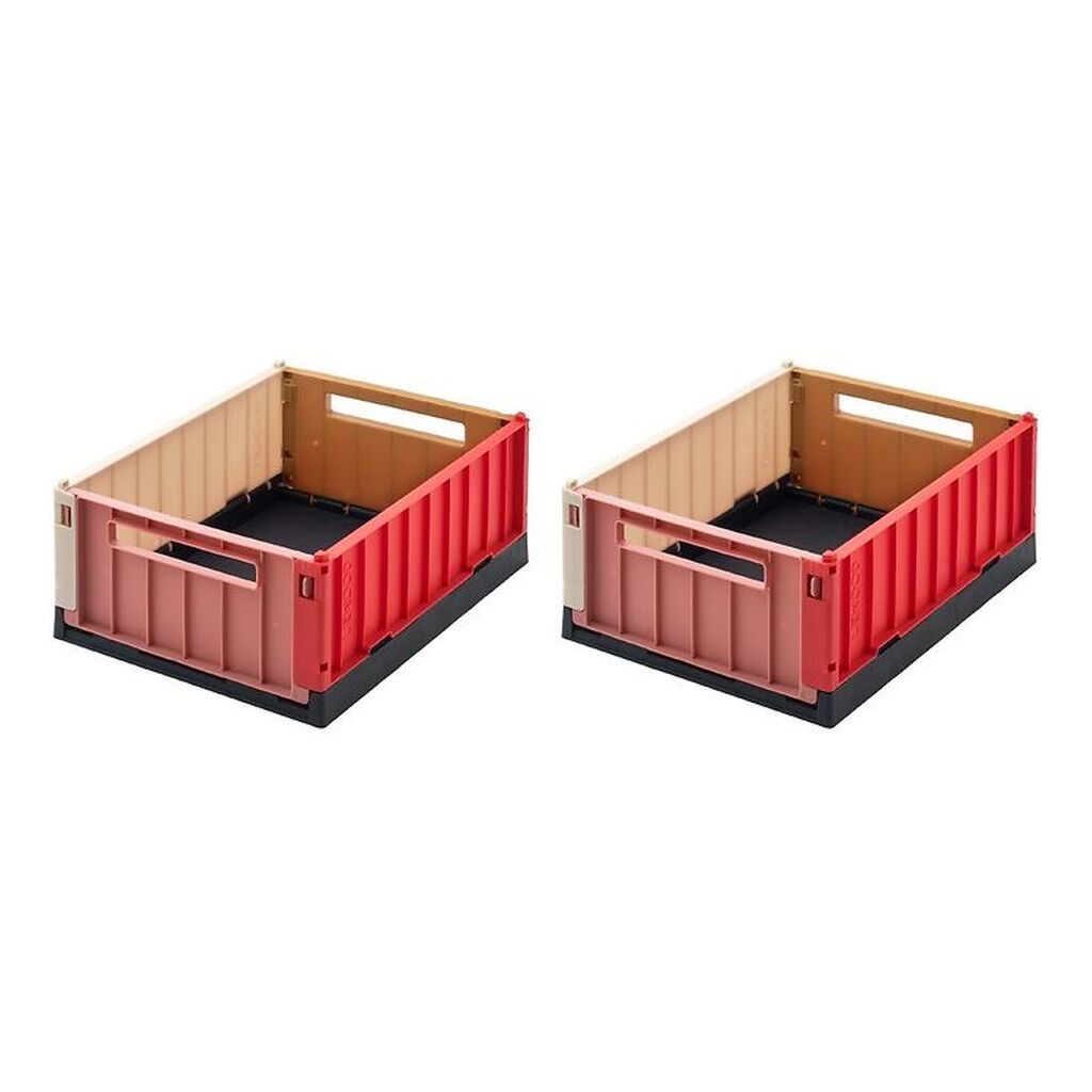 Liewood Foldekasse - 25x18x9,5 cm - Small - Weston - 2-Pak - Mul