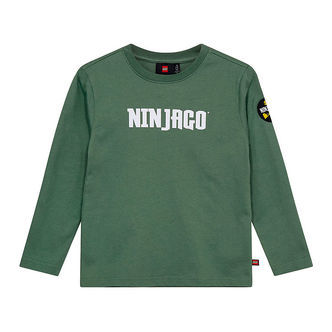 LEGOÂ® Ninjago Bluse - LWTano - Grøn m. Hvid