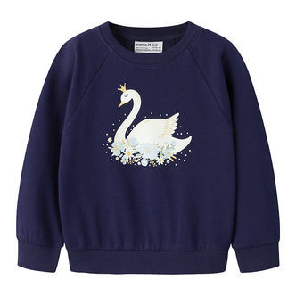 Name It Sweatshirt - NmfVenus - Beacon Blue/Princess Swan