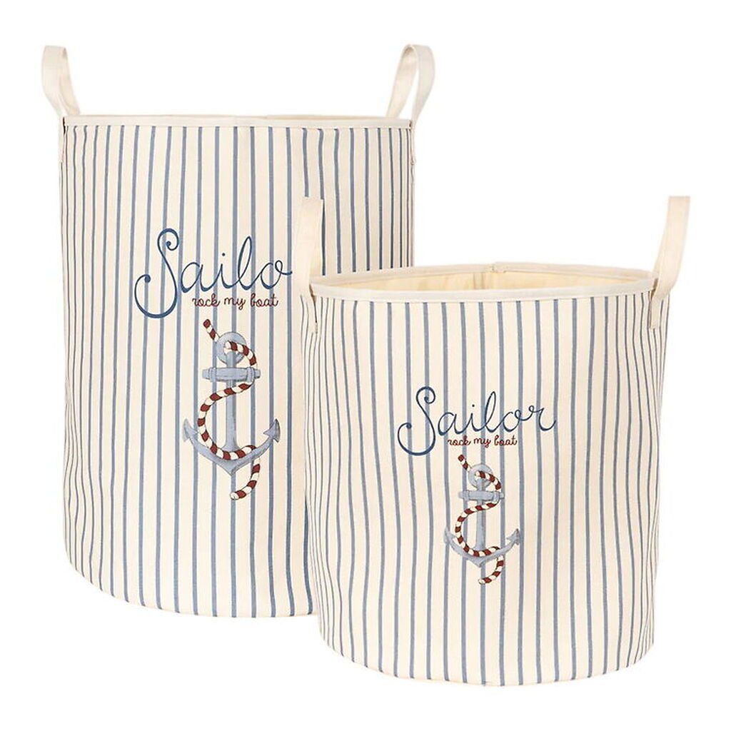 Konges Sløjd Opbevaringskurve - 2 stk. - Sailor Stripe