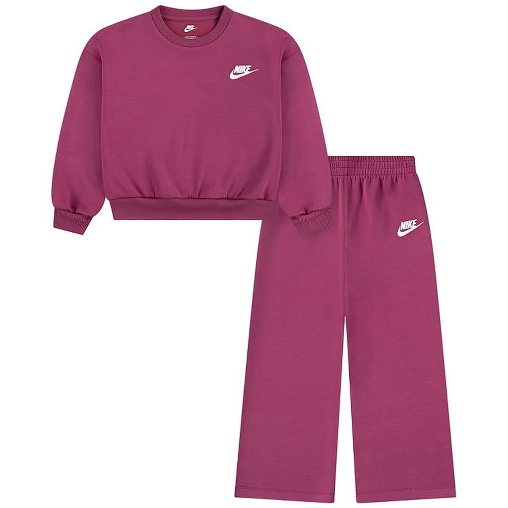 Nike Bluse/Bukser - Wide Leg - Sweet Beet