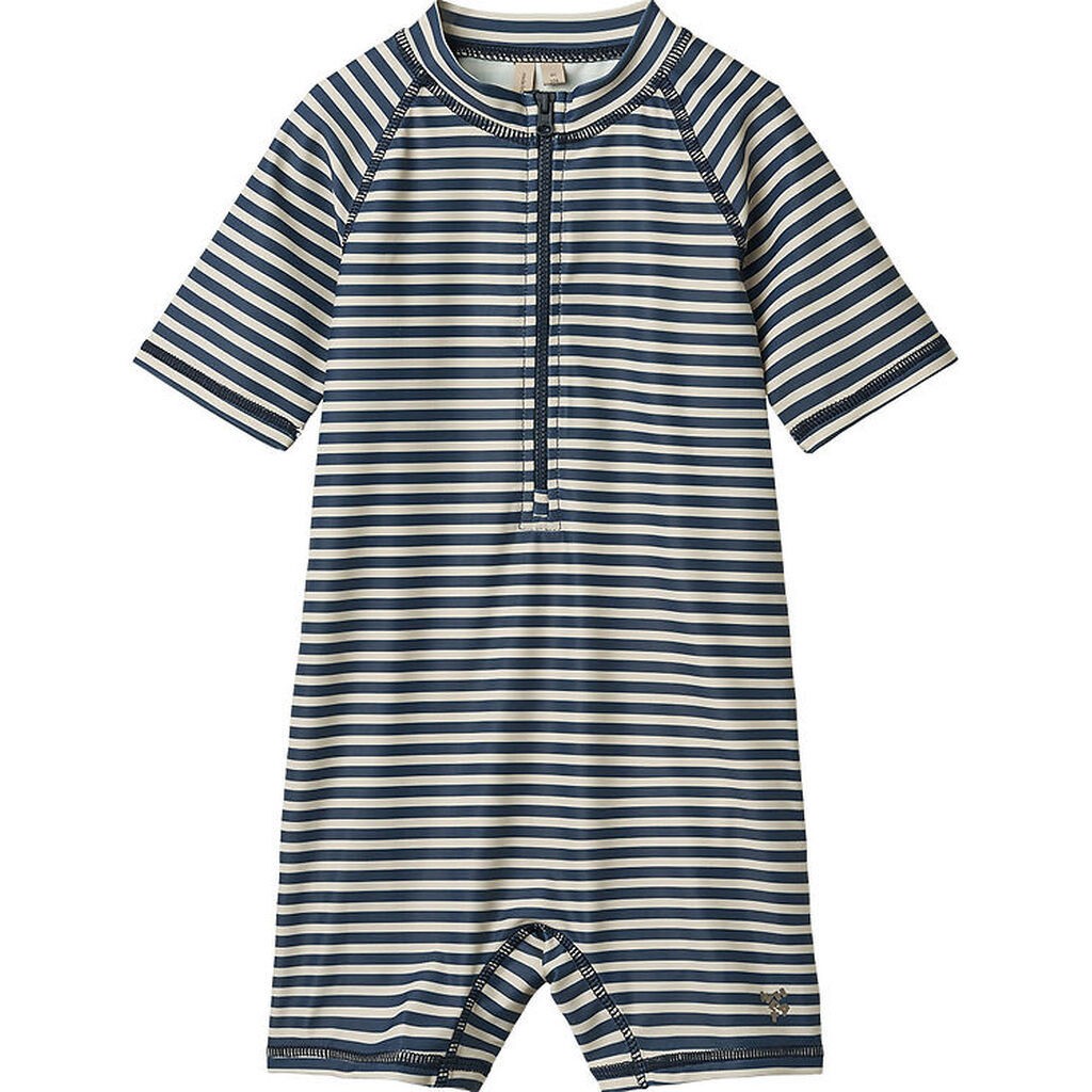 Wheat Badeheldragt - UV40+ - Cas - Blue Stripe
