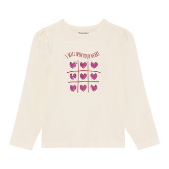 Minymo Bluse - White Swan