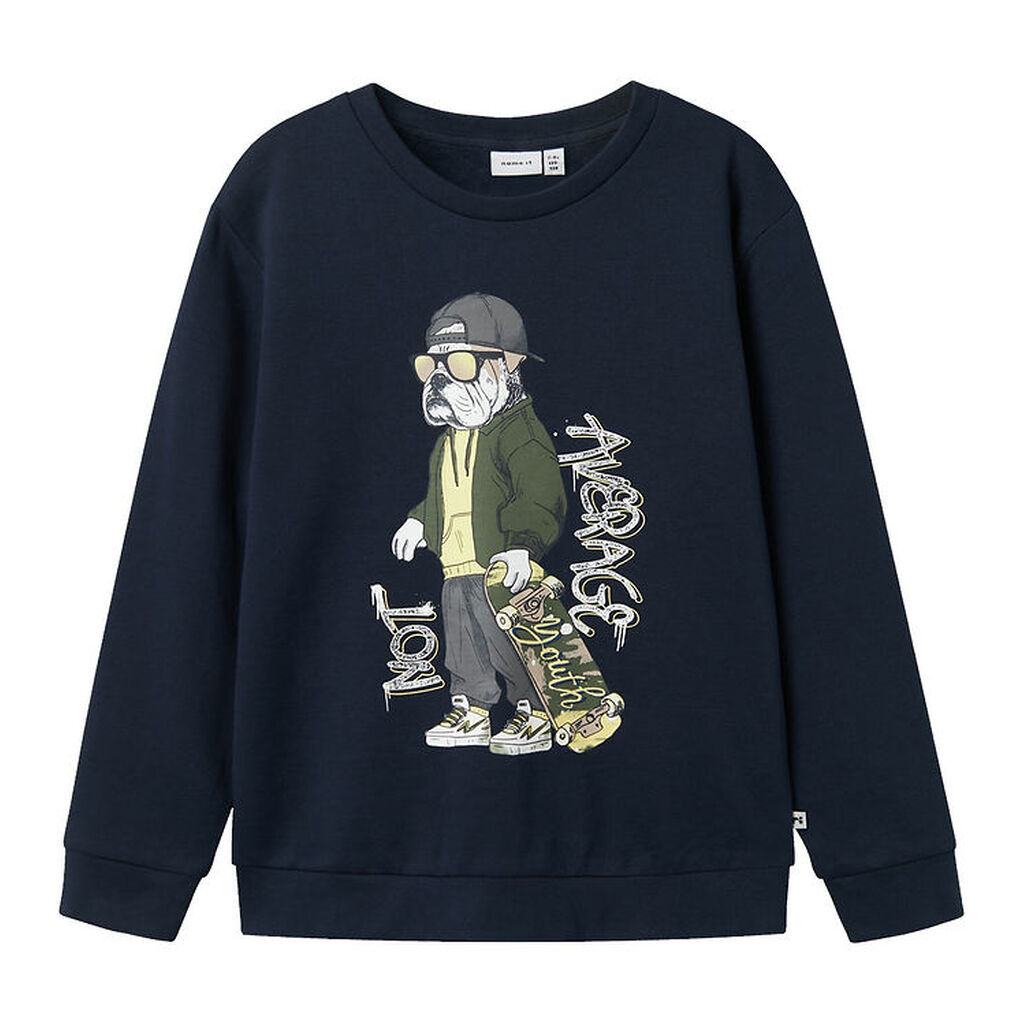 Name It Sweatshirt - NkmTehogo - Navy Blazer m. Print
