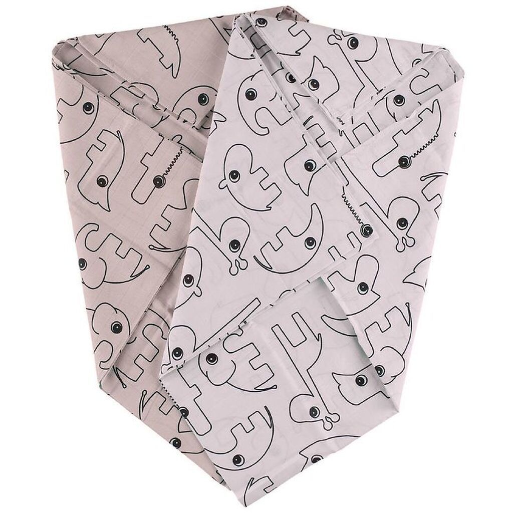 Done By Deer - Contour Babysvøb 2-pak - 120x120 - Lys Rosa