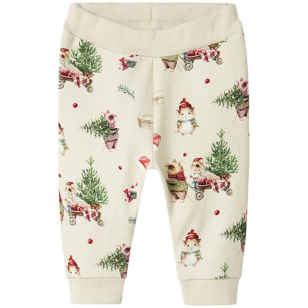 Name It Sweatpants - NbnRenu - Peyote Melange