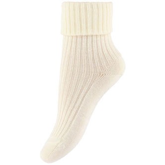 MP Strømper - Uld - Rib - Hilde - Ecru